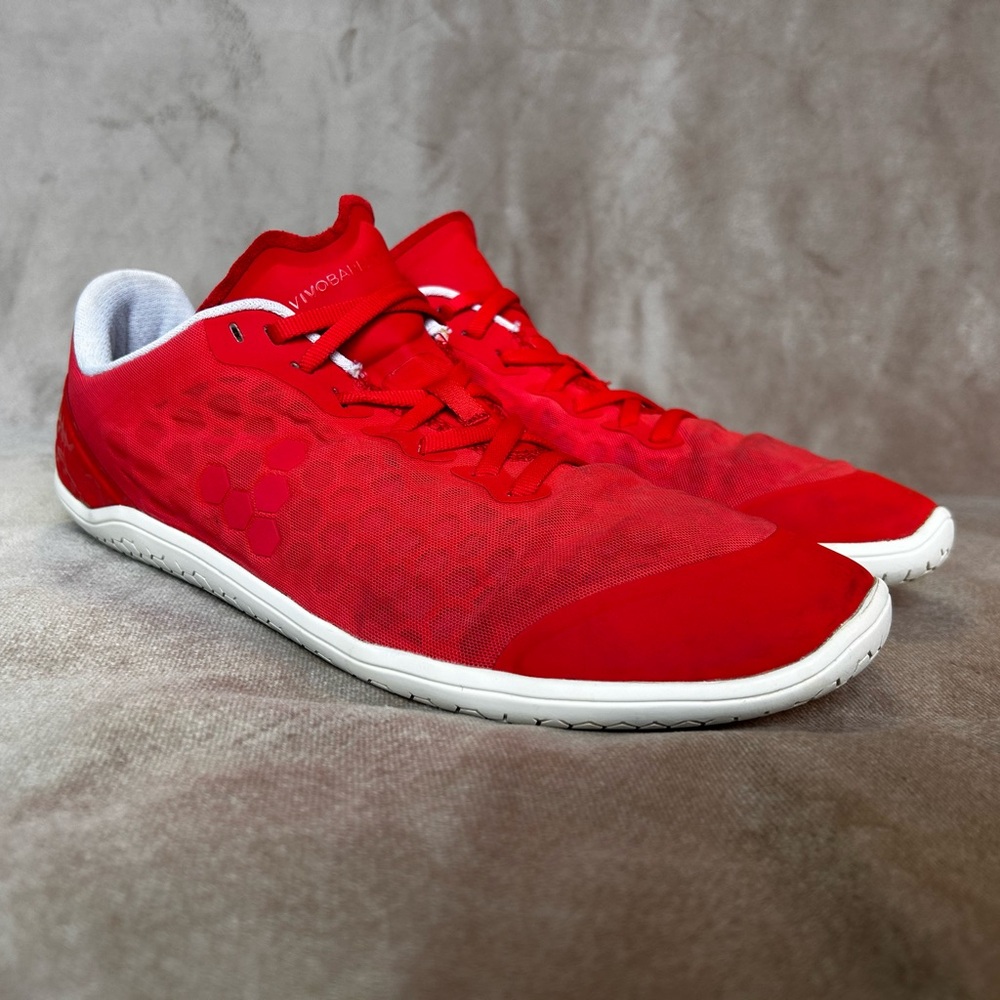 Vivo Barefoot Vibrant Red  Athletic Shoes Fire Tracker Orange Stealth III US 10